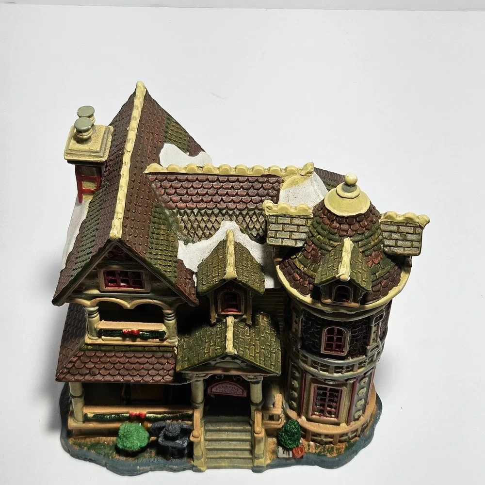 Lemax Coventry Cove Whartons Manor Porcelain Lighted House 2003 Village Decor